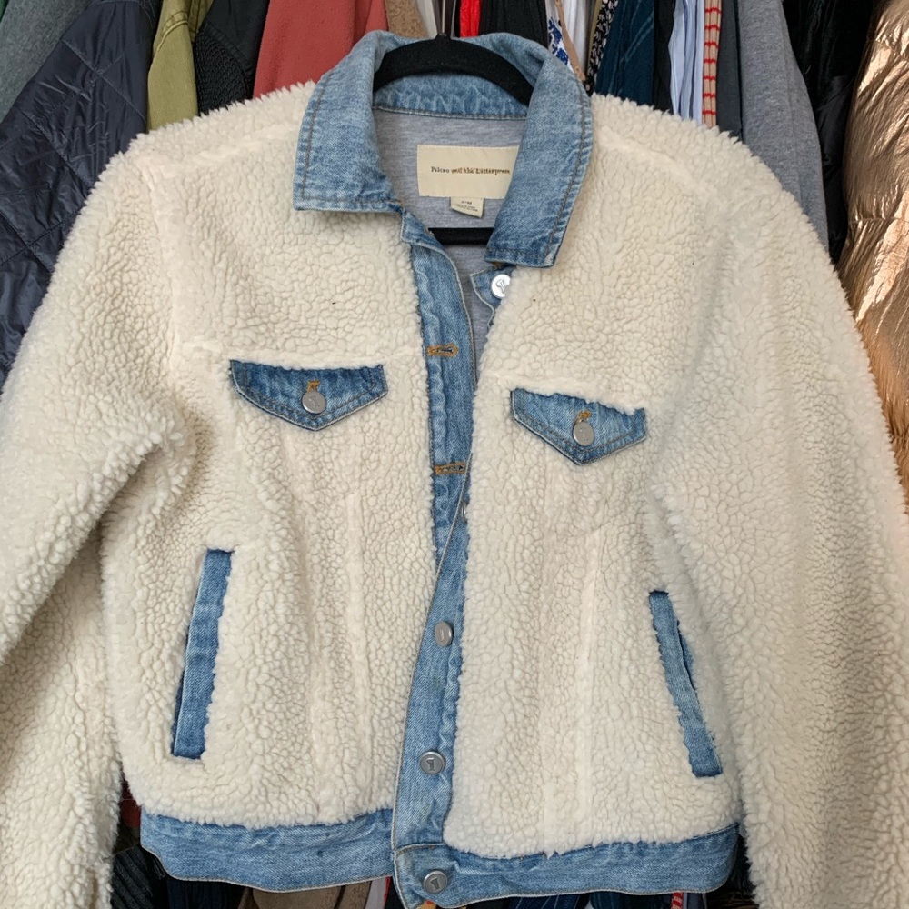 Anthropologie Sherpa & Denim Jacket